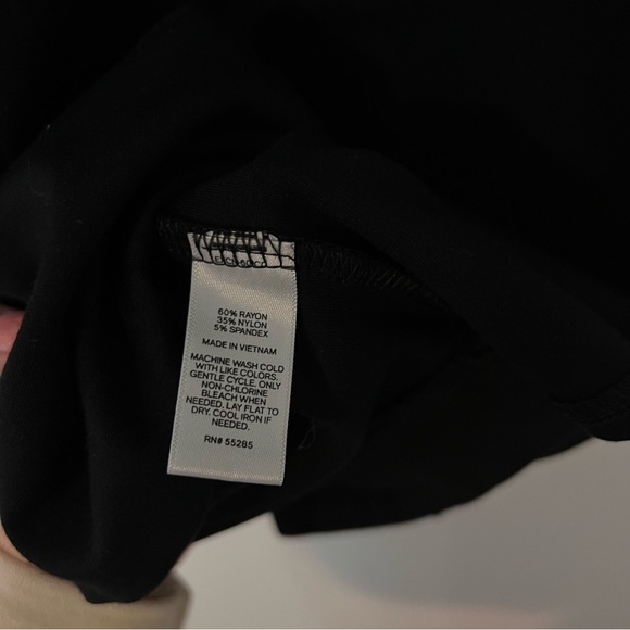 BANANA REPUBLIC Crew Neck Tie Front Tee - Picture 4 of 6